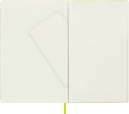 Notes MOLESKINE Classic L (13x21 cm) gładki, miękka oprawa, lemon green, 192 strony, zielony