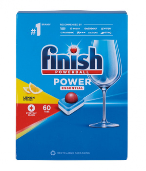 Tabletki do zmywarki FINISH Power Essential, 60szt., lemon