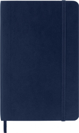 Notes MOLESKINE P (9x14cm) w linie, miękka oprawa, sapphire blue, 192 strony, niebieski