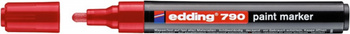 Marker olejowy e-790 EDDING, 2-3 mm, czerwony