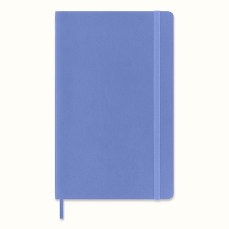 Notes MOLESKINE Classic L (13x21 cm) gładki, miękka oprawa, hydrangea blue, 192 strony, niebieski