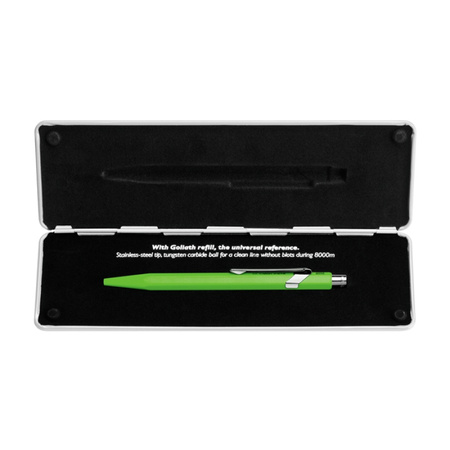 Długopis CARAN D'ACHE 849 Pop Line Fluo, M, w pudełku, zielony