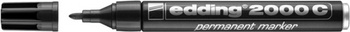 Marker permanentny e-2000c EDDING, 1,5-3mm, czarny