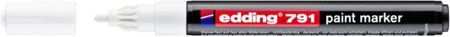 Marker olejowy e-791 EDDING, 1-2mm, biały