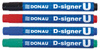 Marker permanentny DONAU D-Signer U, okrągły, 2-4mm (linia), niebieski