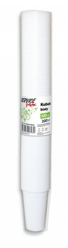 Kubki BIO STELLA, 200 ml, 100 szt., transparentne