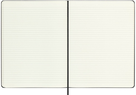 Notes MOLESKINE Classic XL (19x25cm) w linie, twarda oprawa, 192 strony, czarny