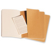 Zestaw 3 zeszytów MOLESKINE Cahier Journals L (13x21cm), w linie, 80 stron, piaskowy