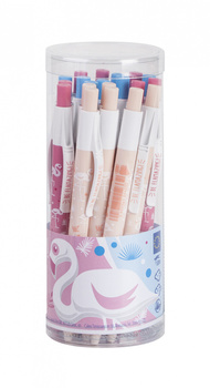 Długopis automatyczny ICO Flamingo, mix kolorów