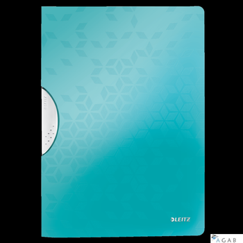 Skoroszyt z klipem LEITZ WOW turkusowy 41850051