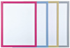 Tablica suchościeralna BI-OFFICE, 60x40cm, lakierowana, kolorowe ramy