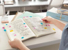 Zakładki indeksujące POST-IT® do archiwizacji (680-684A-EU), PP, 2x16 strałek 11,9x43,2mm + 16 zakładek 23,8x43,2mm, morskie kol