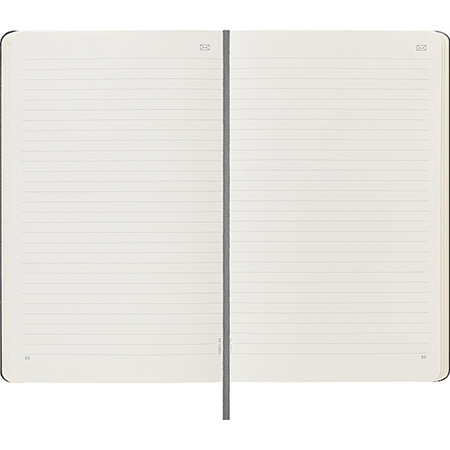 Notatnik MOLESKINE L (13x21 cm), Smart, w linie, twarda oprawa, czarny