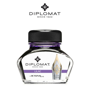 Atrament do piór wiecznych DIPLOMAT, w kałamarzu, 30 ml, liliowy
