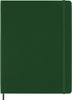 Notes MOLESKINE Classic XL (19x25cm) w kratkę, twarda oprawa, myrtle green, 192 strony, zielony