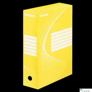 Pudełka archiwizacyjne ESSELTE BOXY 100mm żółte 128423