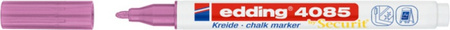Marker kredowy e-4085 EDDING, 1-2 mm, metaliczny różowy