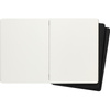 Zestaw 3 Zeszytów MOLESKINE Cahier Journals XL (19x25cm) gładki, 120 stron, czarny