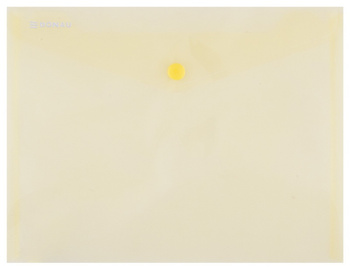 Teczka kopertowa DONAU zatrzask, PP, C5, 180mikr., żółta