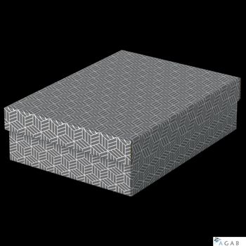 Pudełka domowe do przechowywania, płaskie, rozmiar M, 3 sztuki, szare Esselte 628285