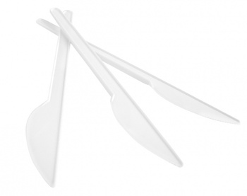 Nóż plastikowy OFFICE PRODUCTS, 17cm, 100szt., biały