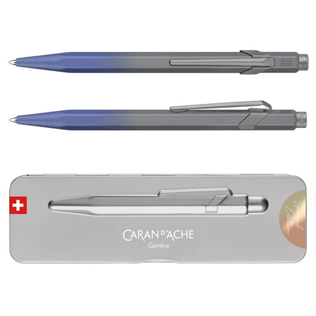 Długopis CARAN D'ACHE 849 Claim Your Style, Edycja 5, w pudełku, stormy blue