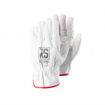 Rękawice Fahrer RS, driver, rozm. 10, białe