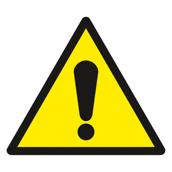 Znak TDC, Ogólny znak ostrzegawczy