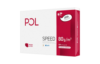 Papier ksero POL SPEED, A4, klasa C, 153CIE, 80gsm, 500ark.