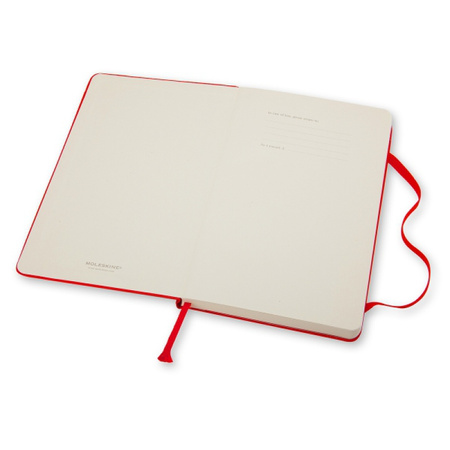 Notes MOLESKINE Classic P (9x14cm) w linie, twarda oprawa, 192 strony, czerwony