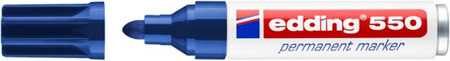 Marker permanentny e-550 EDDING, 3-4 mm, niebieski