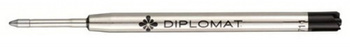 Wkład do długopisu DIPLOMAT do serii Excellence A Plus, Excellence A2, Aero, Optimist, Esteem, Traveller, Magnum, B, czarny
