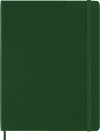 Notes MOLESKINE Classic XL (19x25cm) w linie, twarda oprawa, myrtle green, 192 strony, zielony