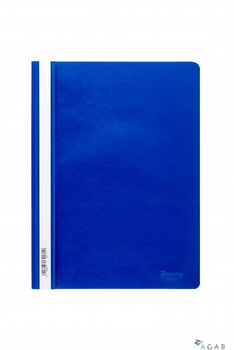 Skoroszyt miękki PP DOTTS (20) niebieski polipropylen