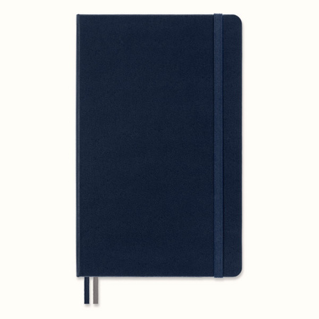 Notes MOLESKINE Classic L (13x21 cm) gładki, twarda oprawa, sapphire blue, 400 stron, niebieski