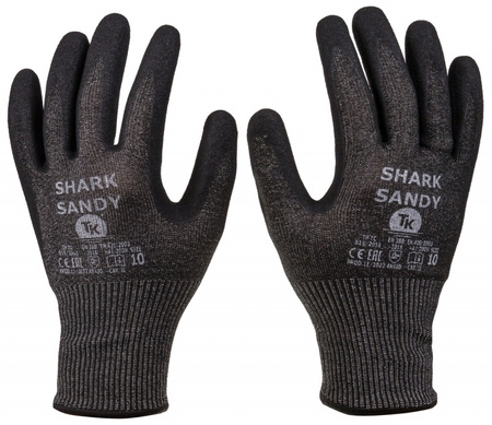 Rękawice TK SHARK, antyprzecięciowe, rozm. 6, sandy