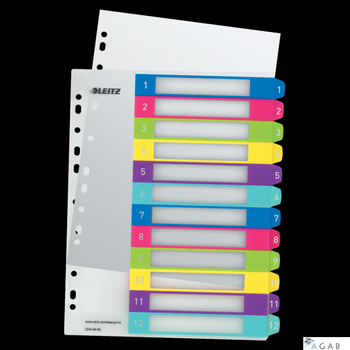 Przekładki plastikowe LETIZ WOW 1-12 12440000 do zadruku