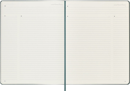 Notes MOLESKINE PROFESSIONAL XL (19x25 cm), forest green, twarda oprawa, 192 strony, zielony