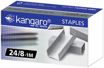 Zszywki KANGARO, No. 24/8-1M, 1000 szt.