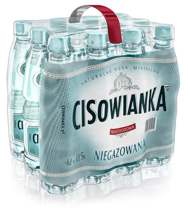 Woda CISOWIANKA, niegazowana, butelka plastikowa, 0,5l