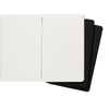 Zestaw 3 Zeszytów MOLESKINE Cahier Journals L (13x21cm) gładki, 80 stron, czarny