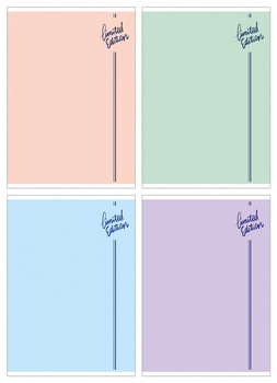 Zeszyt szkolny GIMBOO, A5, w kratkę, 60 kart., 70gsm, mix kolorów