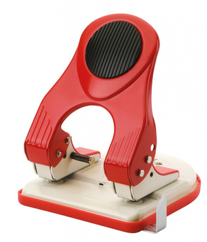 Dziurkacz KANGARO Perfo 40, dziurkuje do 40 kartek, czerwony