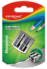 Temperówka KEYROAD Metal, aluminiowa, podwójna, srebrna