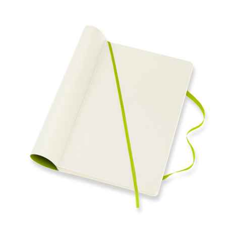 Notes MOLESKINE Classic L (13x21 cm) gładki, miękka oprawa, lemon green, 192 strony, zielony