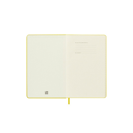 Notes MOLESKINE Classic L (13x21cm), w linie, twarda oprawa, hay yellow, 240 stron, żółty