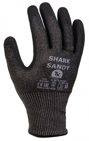 Rękawice TK SHARK, antyprzecięciowe, rozm. 6, sandy