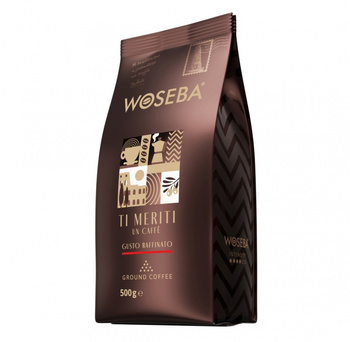 Kawa WOSEBA TI MERITI, GUSTO RAFFINATO, mielona, 500g