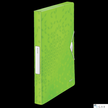 Teczka z gumką PP Leitz WOW, 30 mm, zielona 46290054 (X)