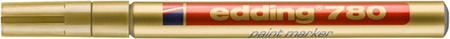 Marker olejowy e-780 EDDING, 0,8mm, złoty